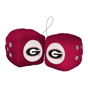 Georgia Bulldogs Fuzzy Dice - Fan Mats