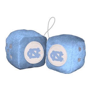 North Carolina Tar Heels Fuzzy Dice - Fan Mats