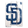 San Diego Padres Sign 11x17 Wood Fence Style White - WinCraft