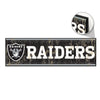 Las Vegas Raiders Sign 9x30 Wood Yard Marker - WinCraft