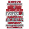 Washington State Cougars Sign 11x17 Wood Family Word - WinCraft