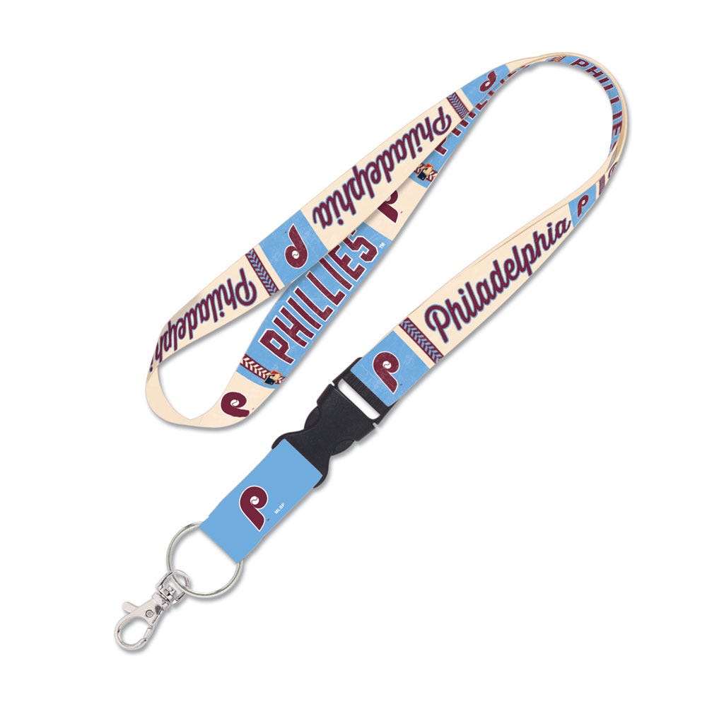 Philadelphia Phillies Lanyard with Detachable Buckle Cooperstown - WinCraft