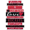 Houston Rockets Sign 11x17 Wood Family Word - WinCraft