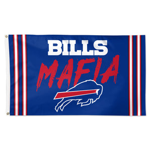 Buffalo Bills Flag 3x5 Deluxe Style Bills Mafia Design - WinCraft