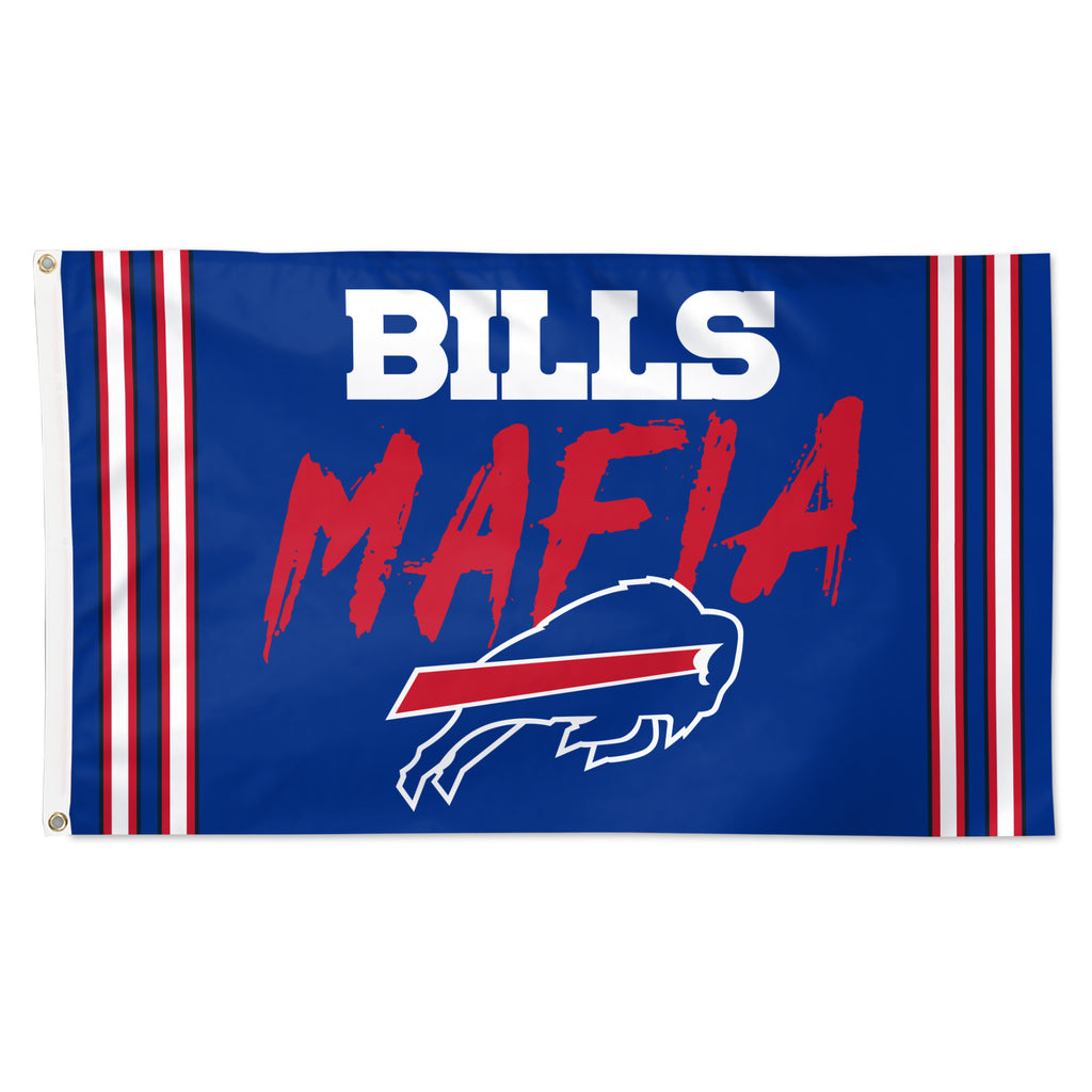 Buffalo Bills Flag 3x5 Deluxe Style Bills Mafia Design - WinCraft