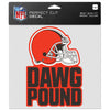 Cleveland Browns Decal 8x8 Perfect Cut Color Slogan - WinCraft
