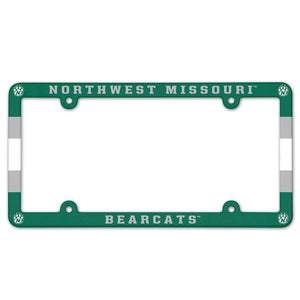 Northwest Missouri State Bearcats License Plate Frame Plastic Full Color Style - WinCraft