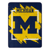 Michigan Wolverines Blanket 46x60 Micro Raschel Dimensional Design Rolled - The Northwest Company