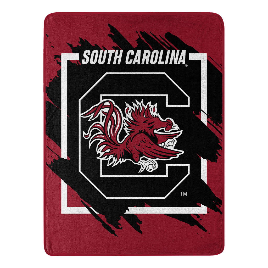 South Carolina Gamecocks Blanket 46x60 Micro Raschel Dimensional Design Rolled - The Northwest Company
