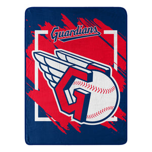 Cleveland Guardians Blanket 46x60 Micro Raschel Dimensional Design Rolled - The Northwest Company