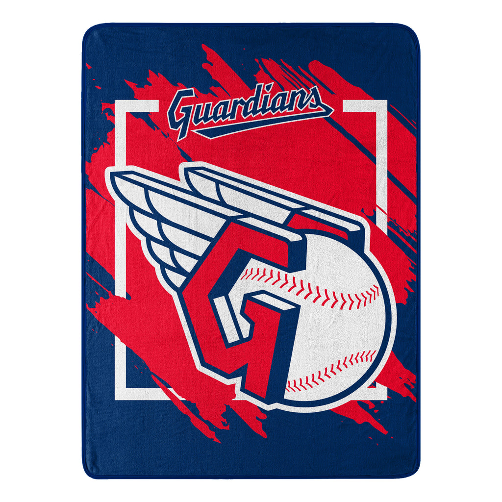 Cleveland Guardians Blanket 46x60 Micro Raschel Dimensional Design Rolled - The Northwest Company