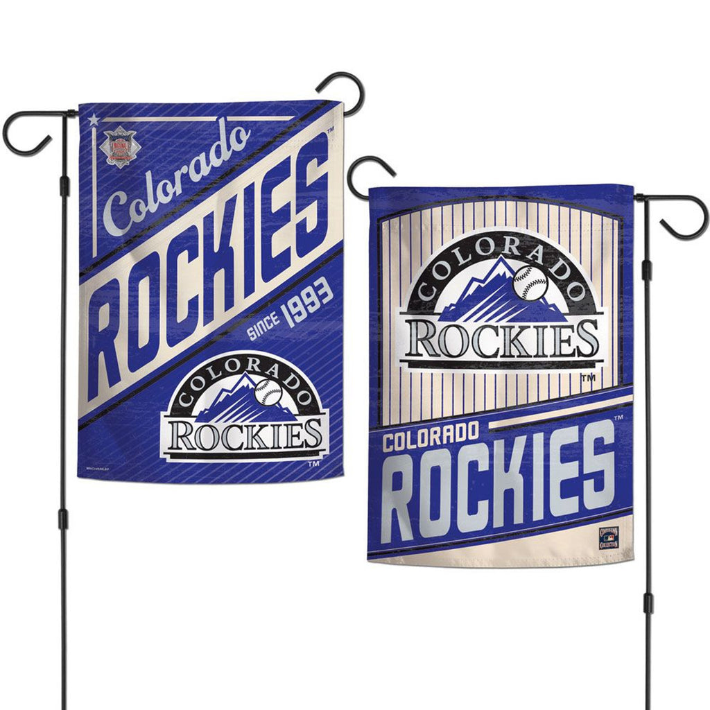 Colorado Rockies Flag 12x18 Garden Style 2 Sided Cooperstown - WinCraft