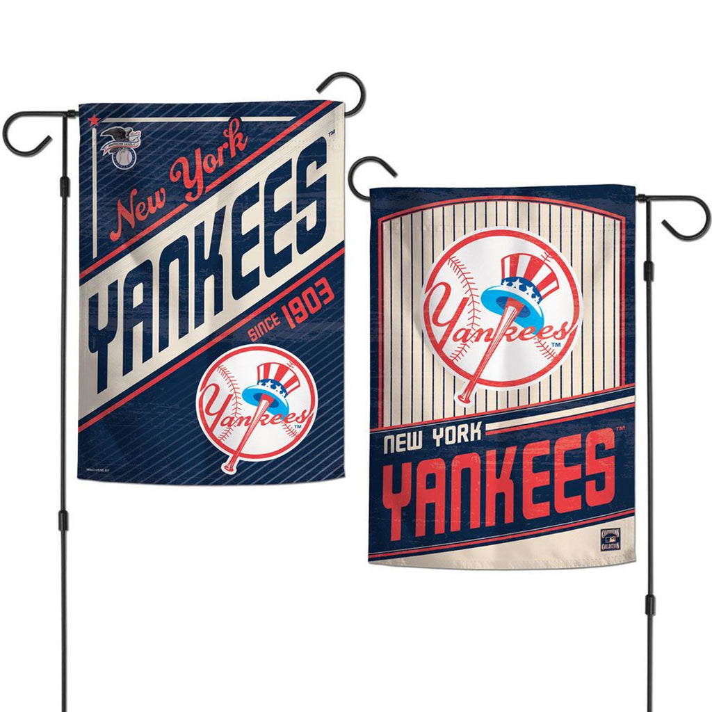 New York Yankees Flag 12x18 Garden Style 2 Sided Cooperstown - WinCraft