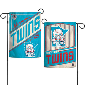 Minnesota Twins Flag 12x18 Garden Style 2 Sided Cooperstown - WinCraft