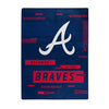 Atlanta Braves Blanket 60x80 Raschel Digitize Design - The Northwest Company