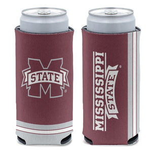 Mississippi State Bulldogs Can Cooler Slim Can Design - WinCraft
