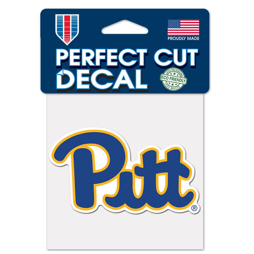 Pittsburgh Panthers Decal 4x4 Perfect Cut Color - Special Order - WinCraft