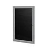 Ghent Outdoor Letterboards - 24'' Height x 36'' Width - Weather Resistant, Shatter Resistant, Lock, Water Resistant, Mounting System - Silver Aluminum Frame - 1 Each