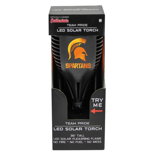 Michigan State Spartans Solar Torch LED - Sporticulture