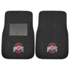 Fanmats - Ohio State University 2-pc Embroidered Car Mat Set 17''x25.5''