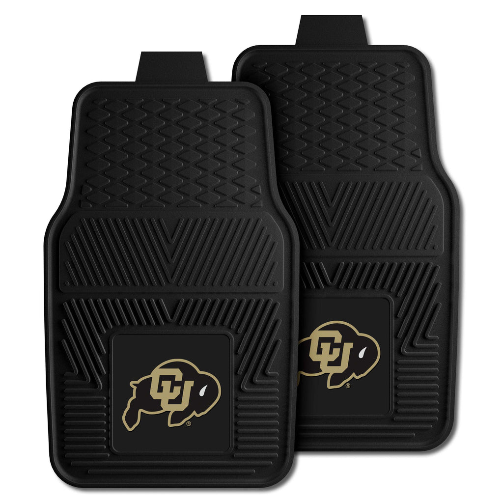 Fanmats - University of Colorado 2-pc Vinyl Car Mat Set 17''x27''