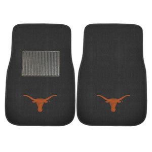 Fanmats - University of Texas 2-pc Embroidered Car Mat Set 17''x25.5''