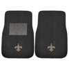 Fanmats - NFL - New Orleans Saints 2-pc Embroidered Car Mat Set 17''x25.5''
