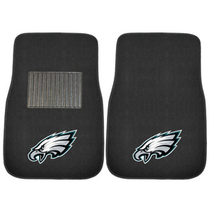 Fanmats - NFL - Philadelphia Eagles 2-pc Embroidered Car Mat Set 17''x25.5''