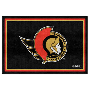 Fanmats - NHL - Ottawa Senators 5x8 Rug 59.5''x88''