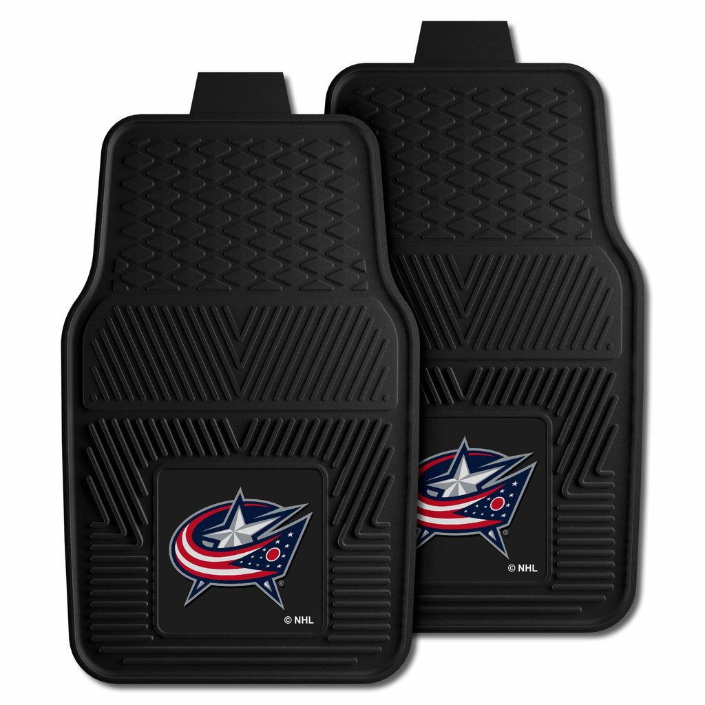 Fanmats - NHL - Columbus Blue Jackets 2-pc Vinyl Car Mat Set 17''x27''