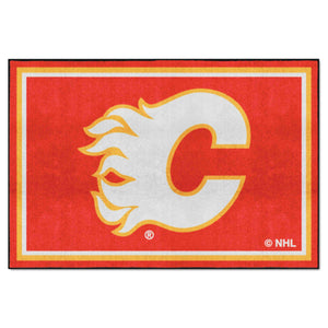 Fanmats - NHL - Calgary Flames 5x8 Rug 59.5''x88''