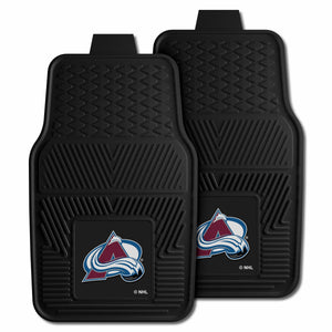 Fanmats - NHL - Colorado Avalanche 2-pc Vinyl Car Mat Set 17''x27''