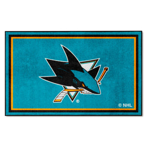 Fanmats - NHL - San Jose Sharks 4x6 Rug 44''x71''