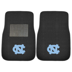 Fanmats - University of North Carolina - Chapel Hill 2-pc Embroidered Car Mat Set 17''x25.5''