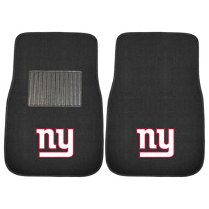 Fanmats - NFL - New York Giants 2-pc Embroidered Car Mat Set 17''x25.5''