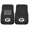 Fanmats - NFL - Green Bay Packers 2-pc Embroidered Car Mat Set 17''x25.5''