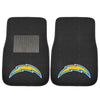 Fanmats - NFL - Los Angeles Chargers 2-pc Embroidered Car Mat Set  17''x25.5''