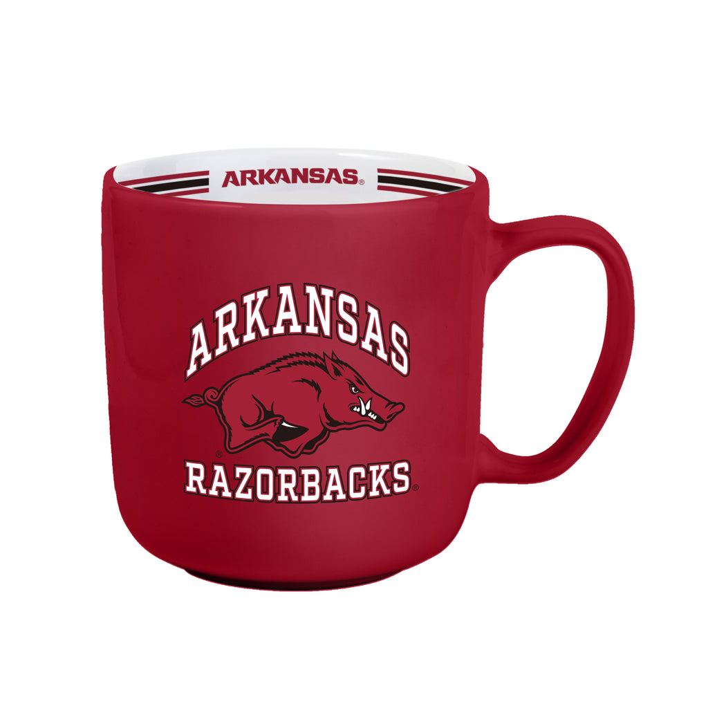 Arkansas Razorbacks Coffee Mug 15oz Stripe Design - Logo Brands
