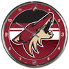 Arizona Coyotes Round Chrome Wall Clock - WinCraft