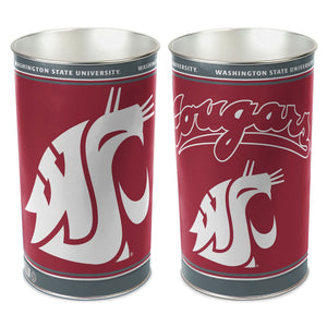 Washington State Cougars Wastebasket 15 Inch - Periodic Restock - WinCraft