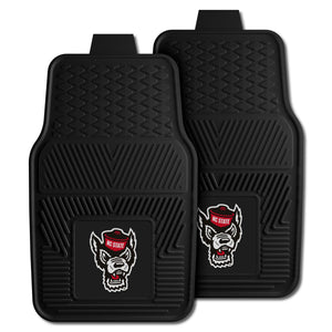 Fanmats - North Carolina State University 2-pc Vinyl Car Mat Set 17''x27''