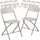 10 Pk. HERCULES Series 800 lb. Capacity Premium Beige Plastic Folding Chair - Flash Furniture