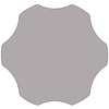 60'' Flower Grey Thermal Laminate Activity Table - Height Adjustable Short Legs - Flash Furniture