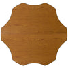 60'' Flower Oak Thermal Laminate Activity Table - Height Adjustable Short Legs - Flash Furniture