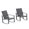 Modern Set of 2 Outdoor Rocking Chairs - Flash Furniture