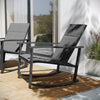 Modern Set of 2 Outdoor Rocking Chairs - Flash Furniture