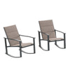 Modern Set of 2 Outdoor Rocking Chairs - Flash Furniture
