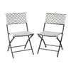 Set of 2 Modern Folding French Bistro Chairs - Flash Furniture