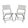 Set of 2 Modern Folding French Bistro Chairs - Flash Furniture