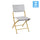 Set of 2 Modern Folding French Bistro Chairs - Flash Furniture